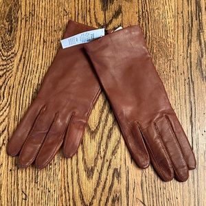 NWT Lands End women’s leather gloves